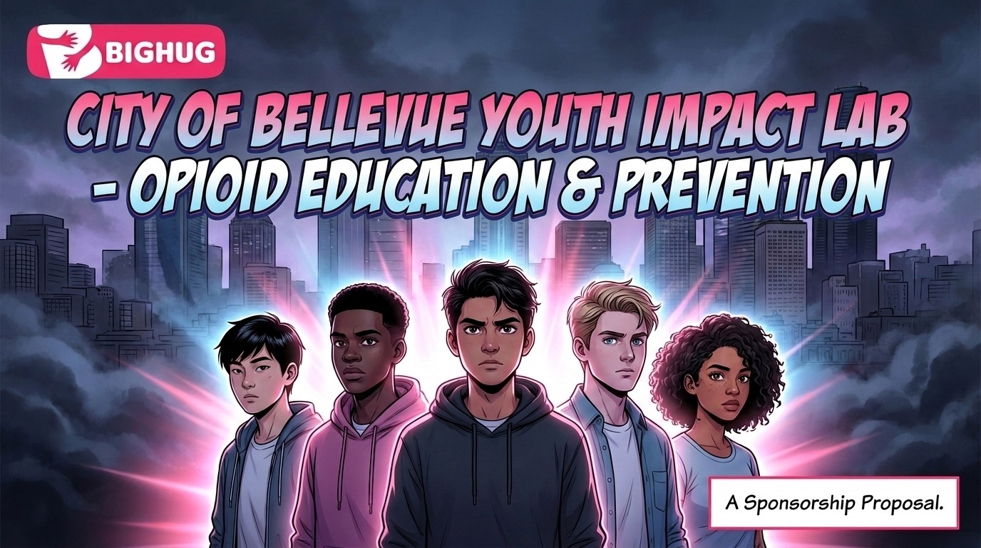 You are currently viewing BIGHUG x City of Bellevue Youth Impact Lab – Opioid Education & Prevention